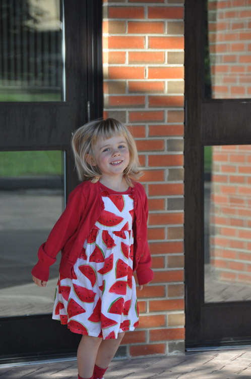 Morgan's First Day of Preschool 2